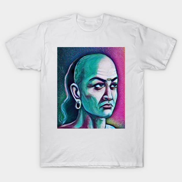 Chanakya Portrait | Chanakya Artwork 4 T-Shirt by JustLit
